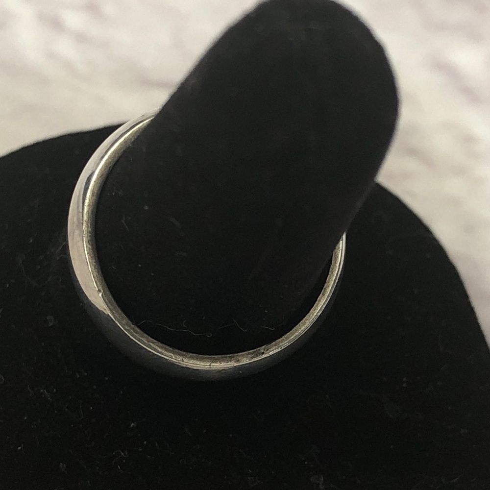 Vintage Sterling Silver Band Ring size 9 Unisex Men or Women 8.19g - Picture 5 of 9